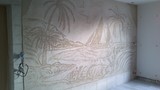 Fresque sur enduit