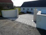 Allée pavé de granit